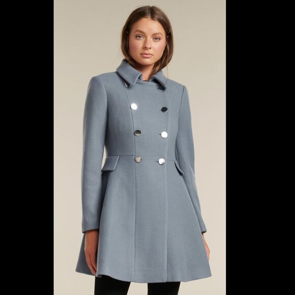 Ever New Louise fit and flare coat - Size 2 - Picture 1 of 4